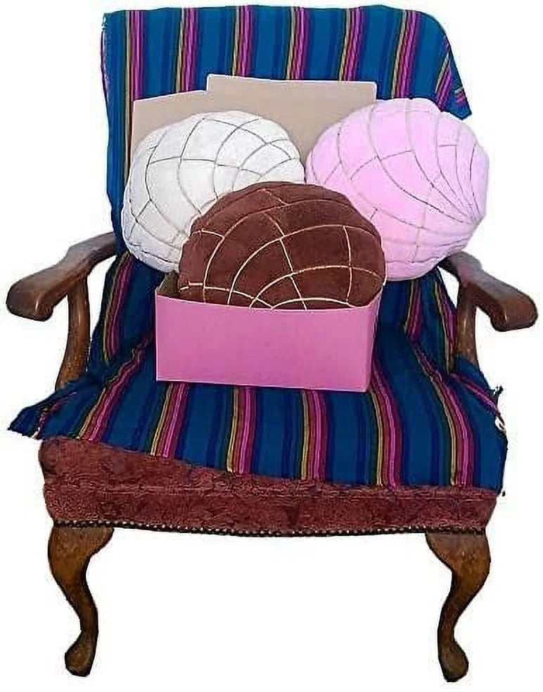 Strawberry Pan Dulce Concha Plush Pillow V93985