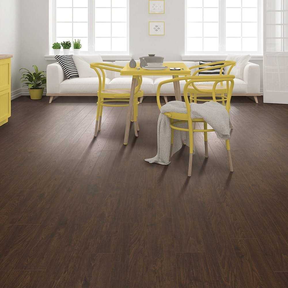 12-mm T x 6-in W x 48-in L Waterproof Wood Plank Laminate Flooring Z8866