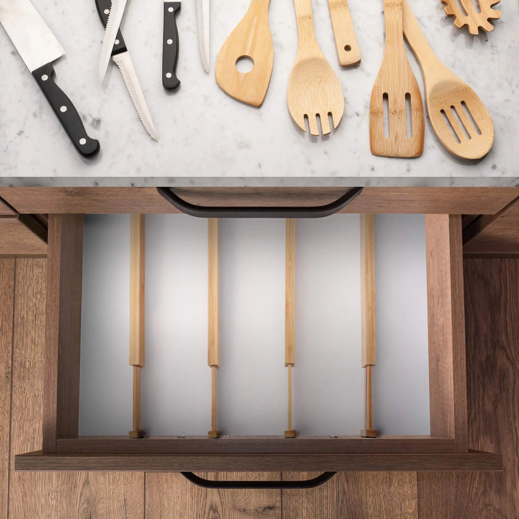 Natural Bamboo Drawer Dividers Y142