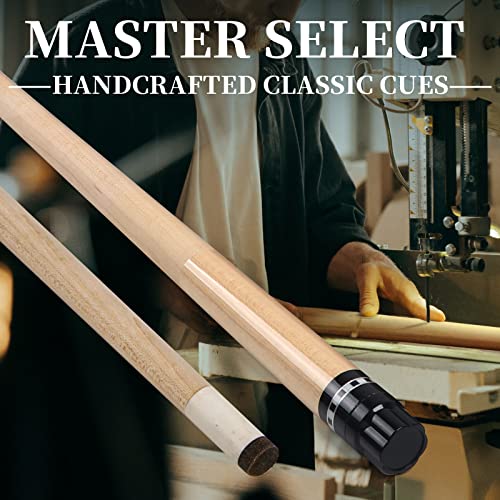 58 Inch Pool Cue Stick Set with Black Pool Cue Case O368107