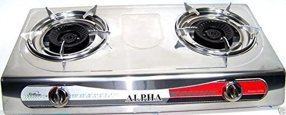 Double Burner Propane Gas Stove W223563