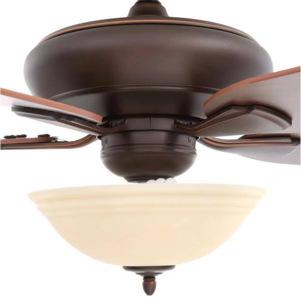 52 in. LED Mediterranean Bronze Ceiling Fan U8505