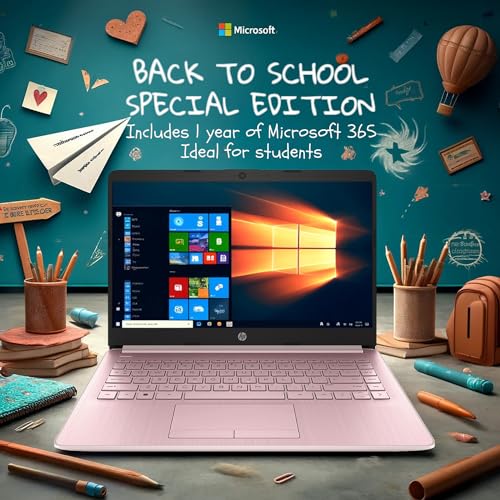 14" HD Laptop Intel Quad-Core Processor 16GB RAM 576GB Storage Black Windows 11 Q550965
