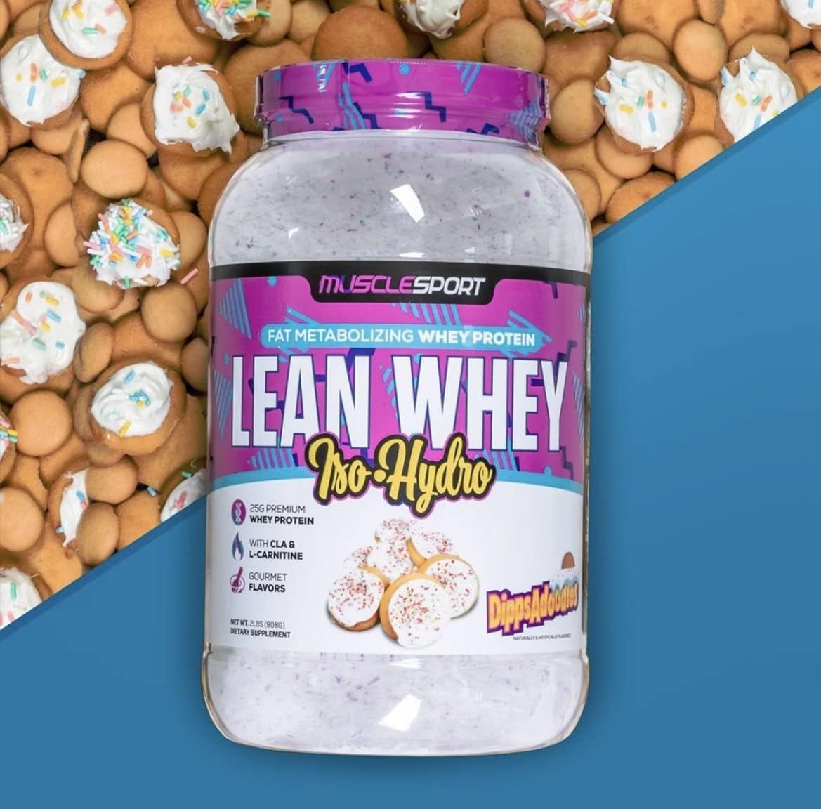 Whey Protein Isolate Protein Powder 2lb A86323