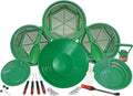 Gold Panning Kit with Classifiers, Pans, Tweezers, Vials I68352