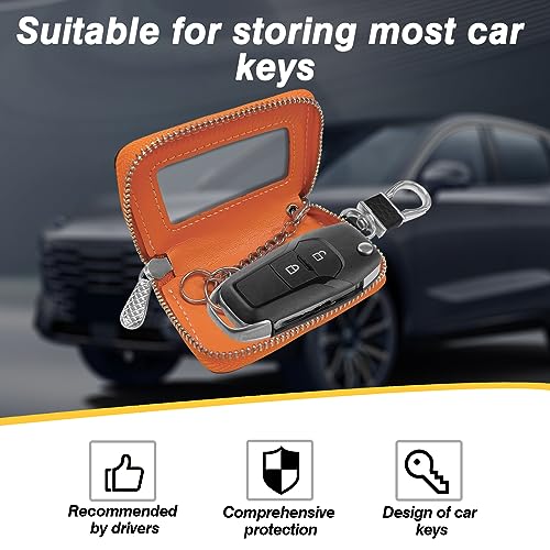Leather Car Key Fob Cover Case Q57109