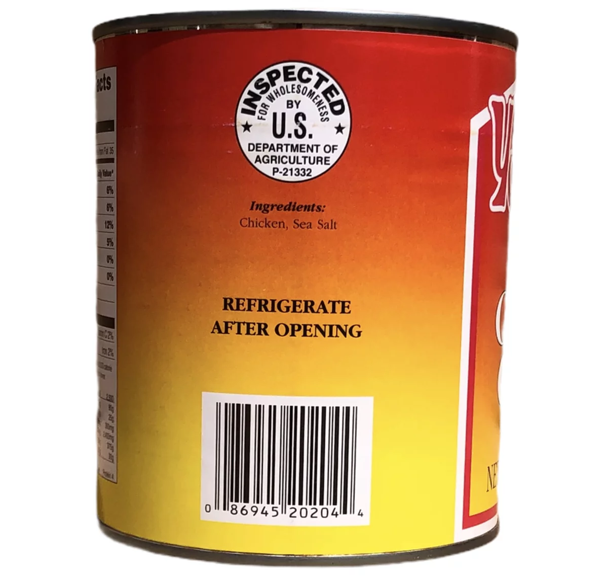 Canned Chicken Chunks 28 oz B513
