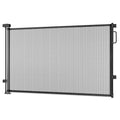 White Retractable Mesh Gate, 4"-64" Wide, 34" Tall T42239