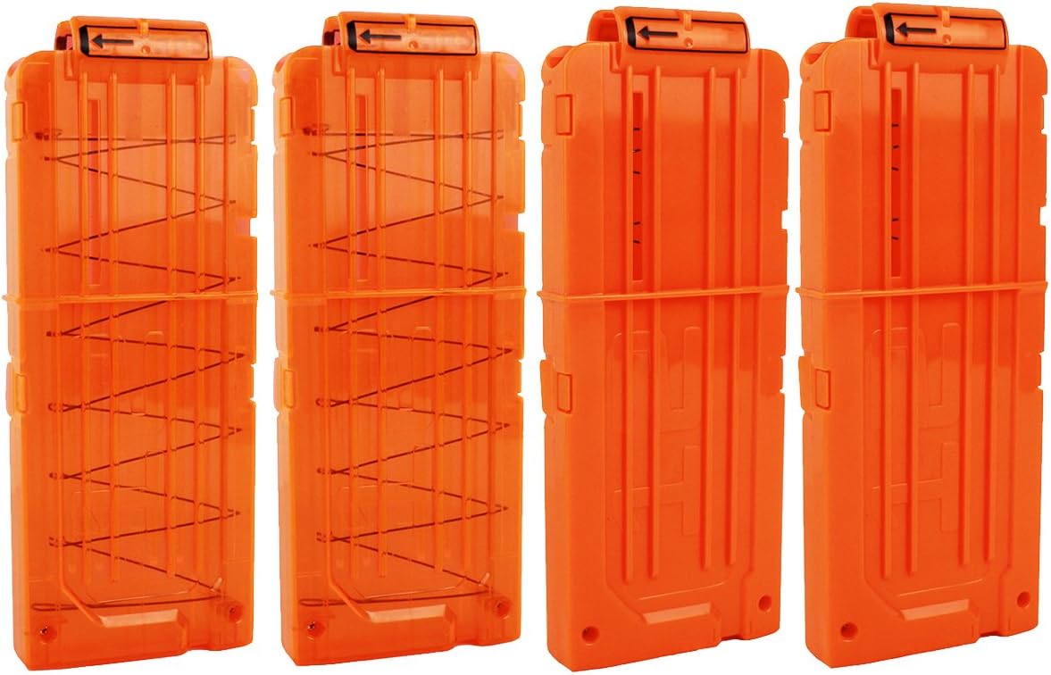 4 Pack 12 Darts Quick Reload Clips Magazine Clips D22928