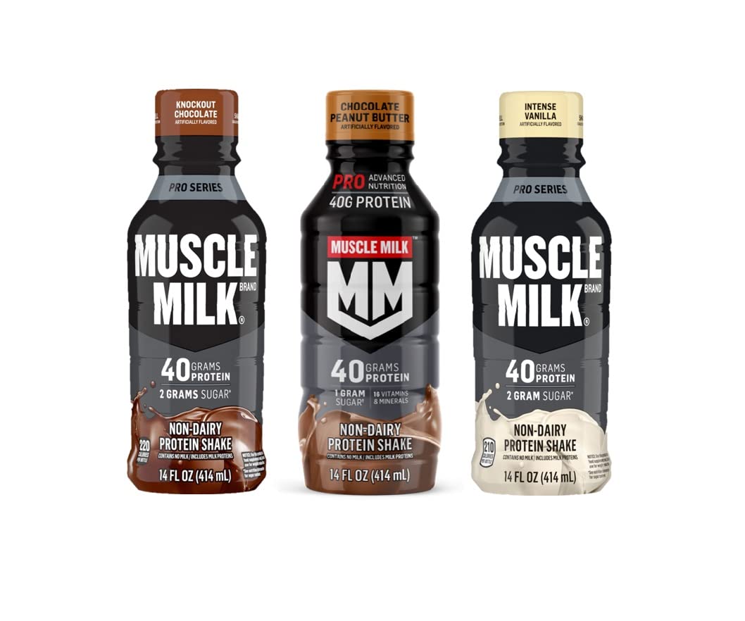 Protein Shake, 40g Protein, 14 Fl Oz, Pack of 6 A44119