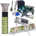 3 in 1 Gold Panning Kit, 50" Folding Gold Sluice Box, 34pcs E35724