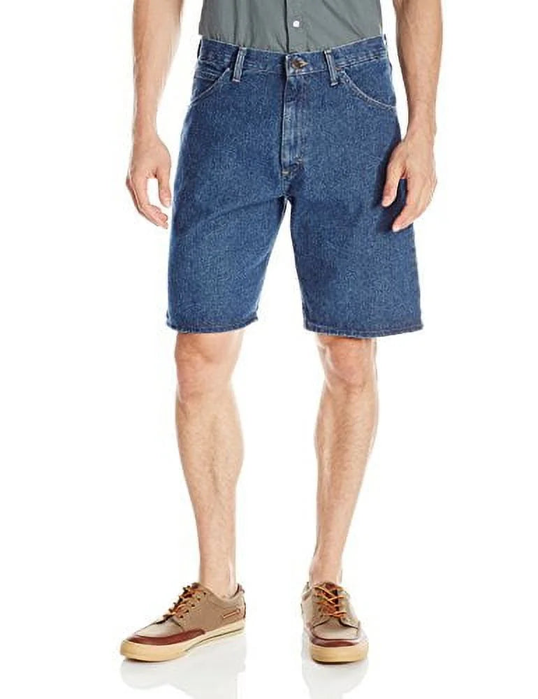 Stonewash Dark Relaxed Fit Five Pocket Jean Short W74421
