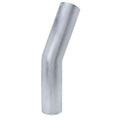 4" OD 20 Degree Bend Aluminum Elbow Tubing 6" Leg Length 16 Gauge U3055
