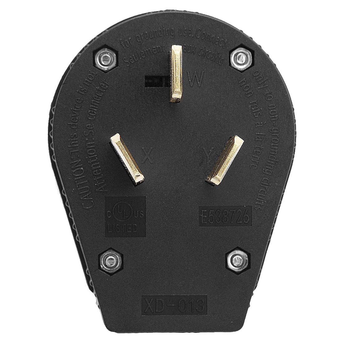 3-Prong Dryer Nema 10-50P Plug 125/250V Angle Plug K267097