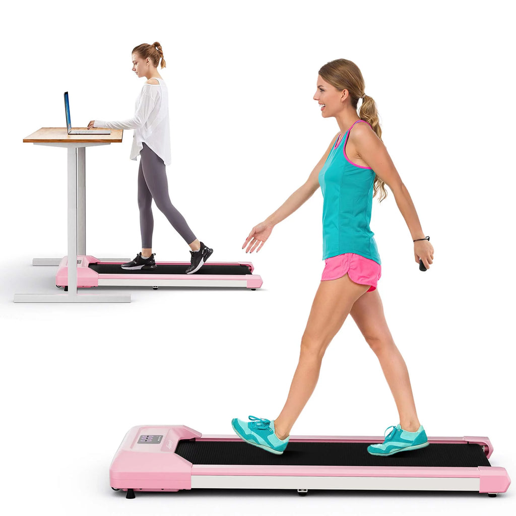 Black Walking Pad Under Desk Treadmill M485
