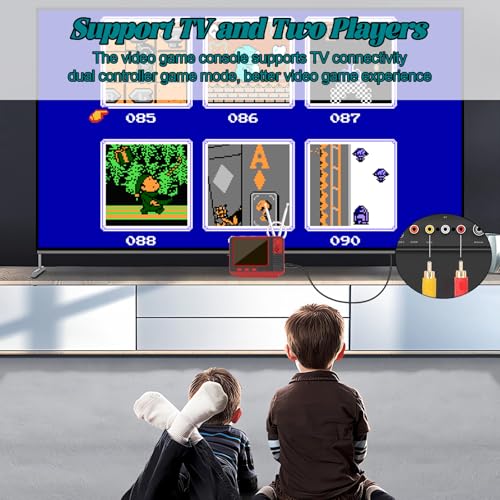 Handheld Retro Video Game with 3.0 Inch Screen (Wood) V99331
