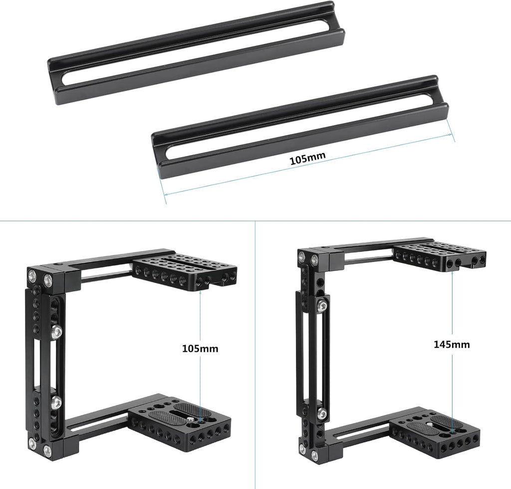 Universal Adjustable Camera Cage with Left Handle Grip T2216