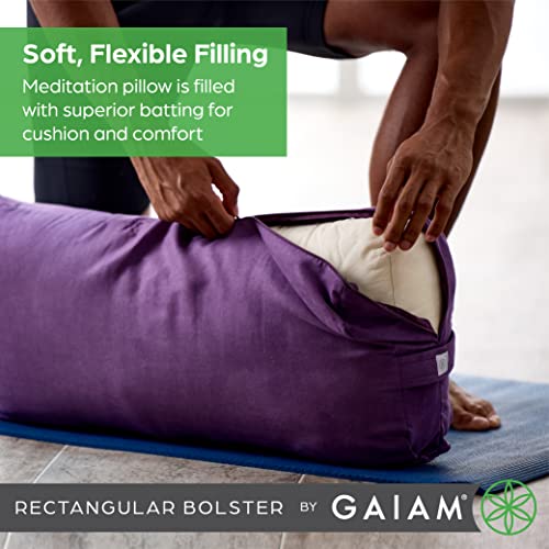 Rectangular Yoga Bolster Meditation Pillow B68961