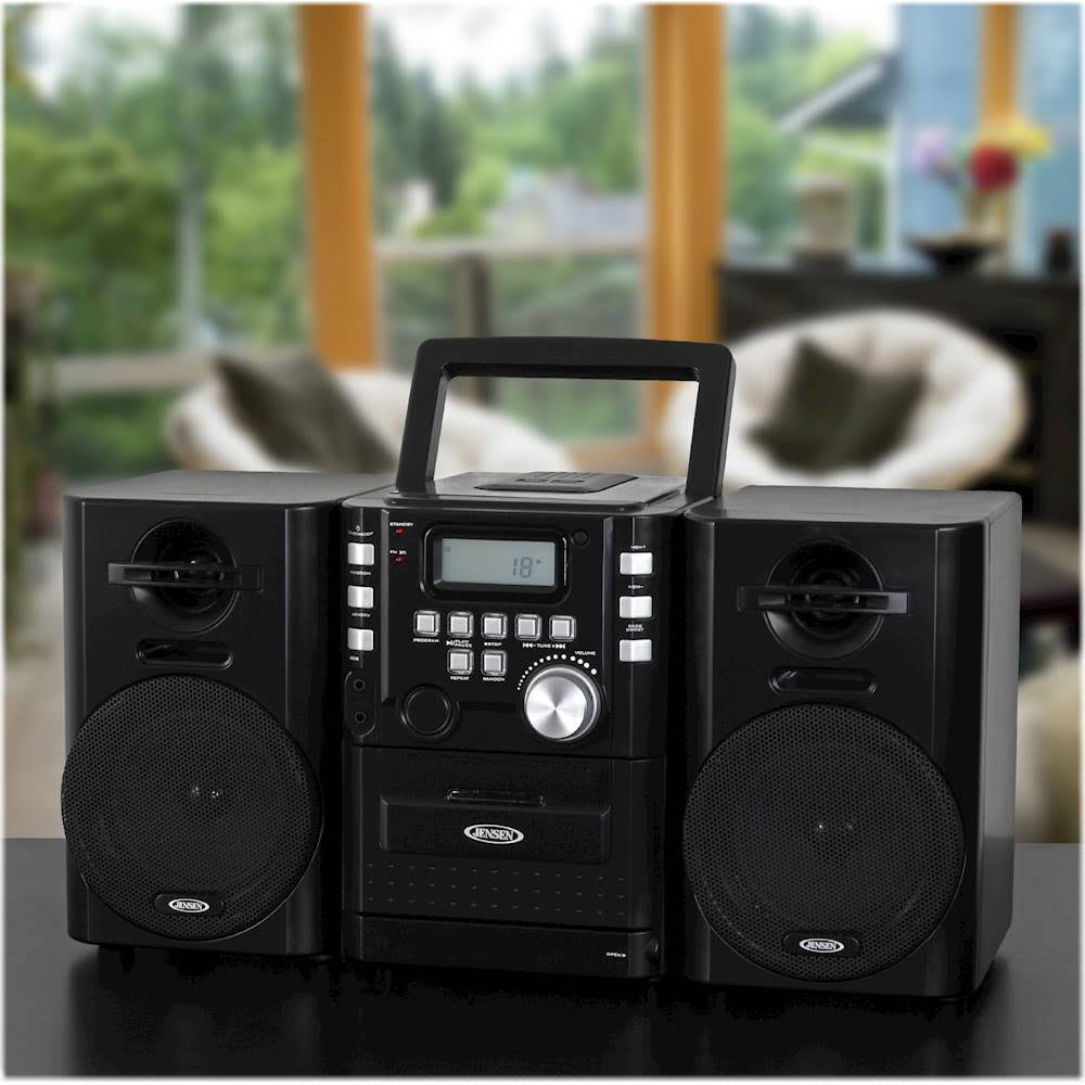 Portable CD Music System with Cassette & FM Stereo V580425