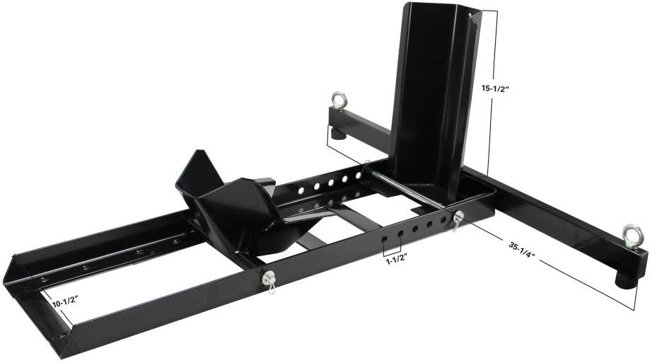 Heavy-Duty Adjustable Motorcycle Wheel Chock Stand K6779