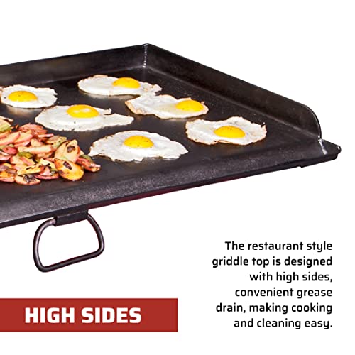 3-Burner Flat Top Griddle for Outdoor Cooking S1583
