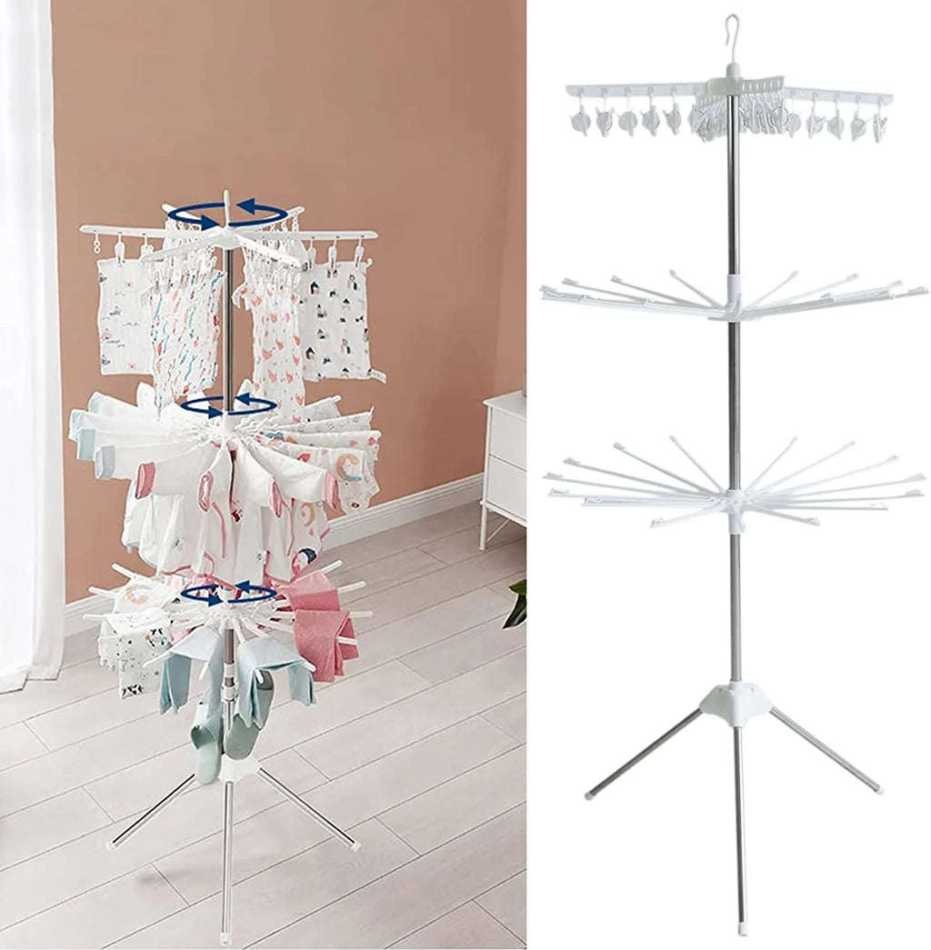 360 °Rotation Tripod Drying Rack Laundry Hanger L81463