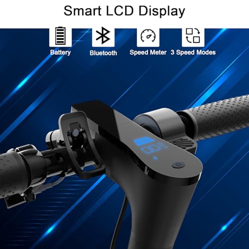 Electric Scooter with 10" Solid Tires, 600W Peak Motor, 20Miles Range, 19Mph Speed I47643