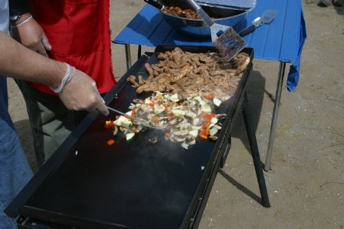 3-Burner Flat Top Griddle for Outdoor Cooking S1583
