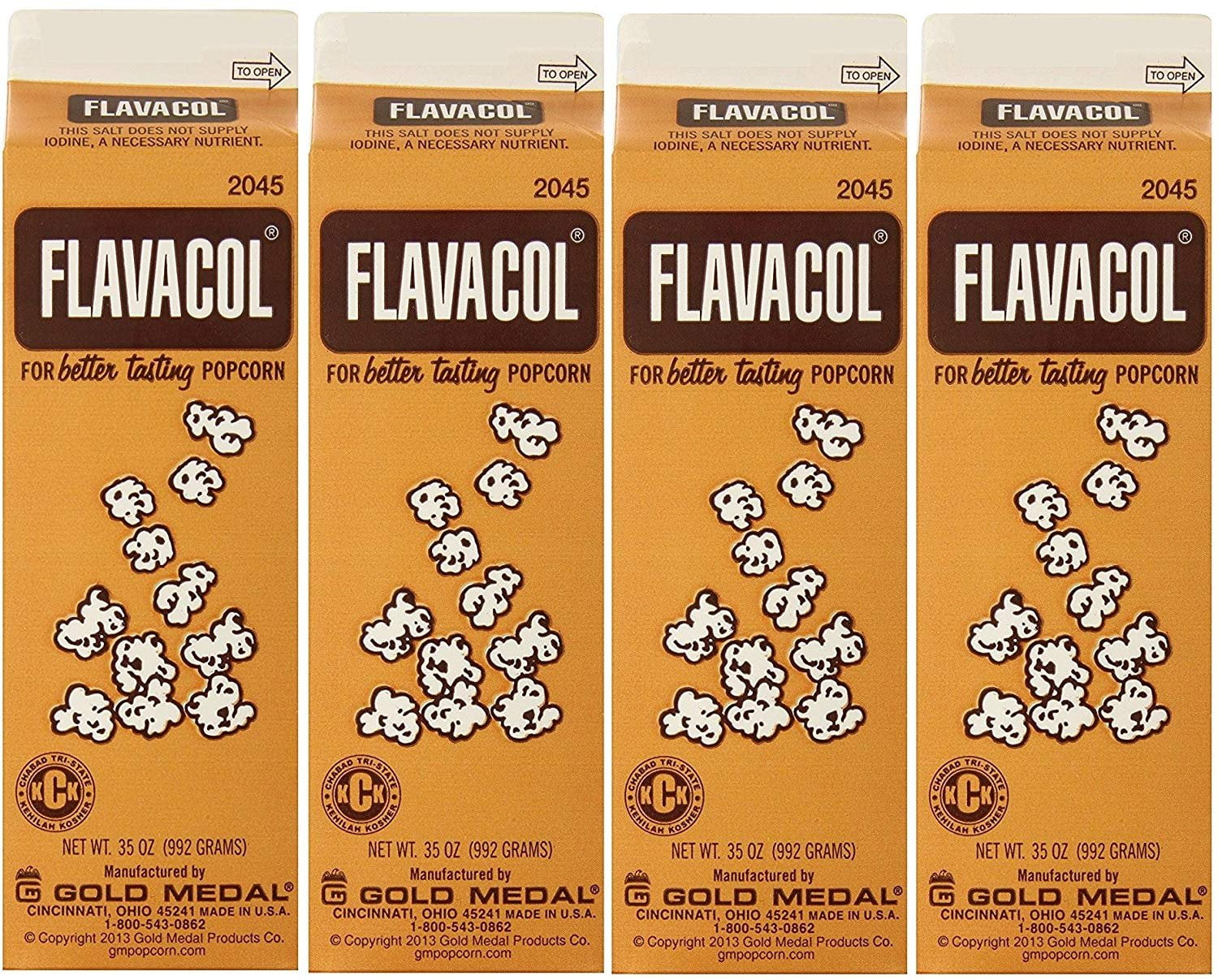 35oz. 4 Pack Popcorn Salt C233