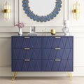 Navy Blue 6 Drawer Dresser J1269