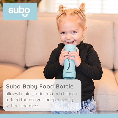 Baby Food Bottle Reusable Silicone Cup (Aqua) Y2566