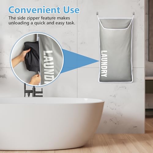 XL Hanging Laundry Hamper Bag H144