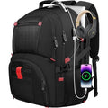 Black 50L Travel Laptop Backpack 17 Inch W291013