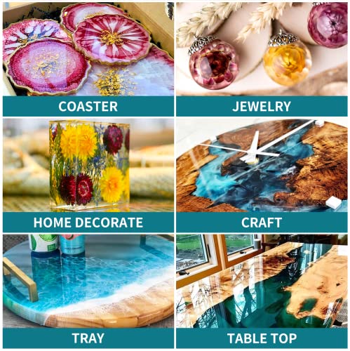 Epoxy Resin Kit Crystal Clear Non Toxic Bubble Free P702