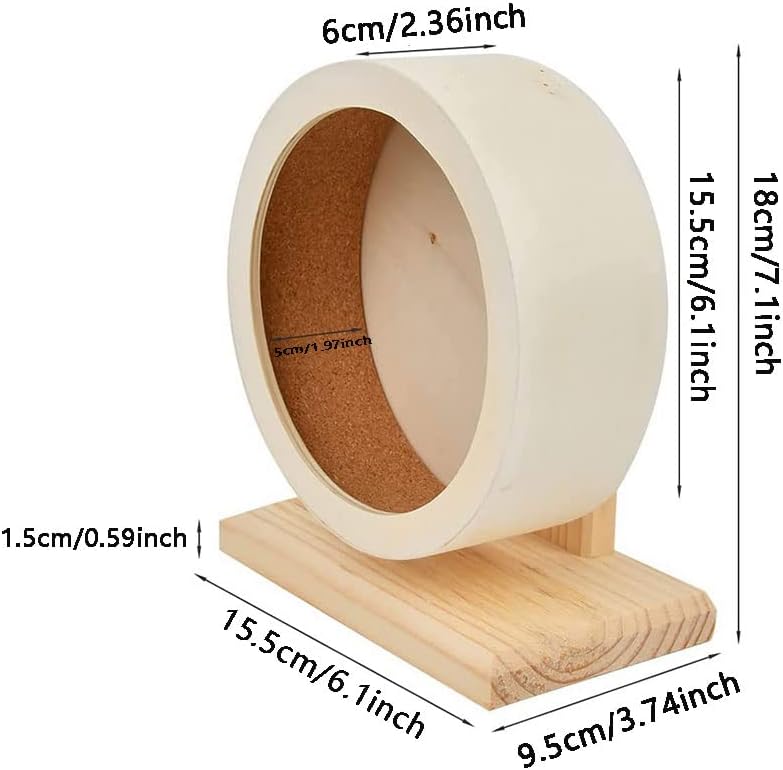 Wooden Hamster Exercise Wheel M58003