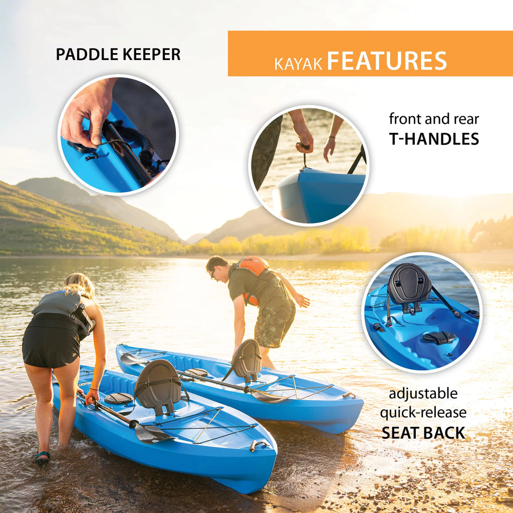 Sit-On-Top Kayak - Dragonfly Blue O77194