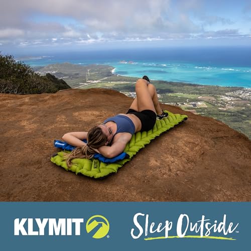 Green Inflatable Sleeping Pad V911379