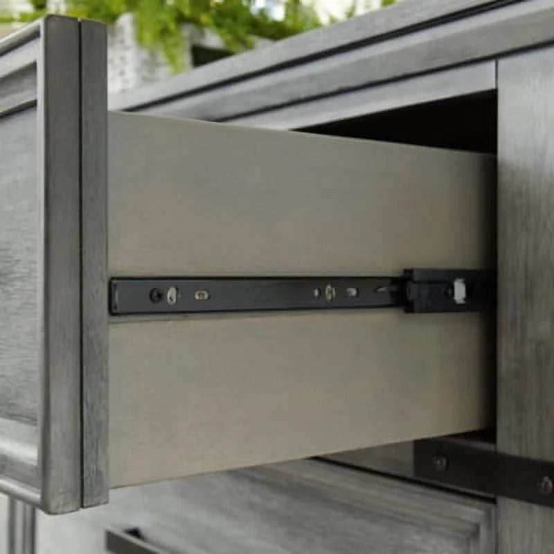 Gray 2 Drawer Nightstand A3172