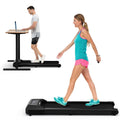 Black Walking Pad Under Desk Treadmill M485