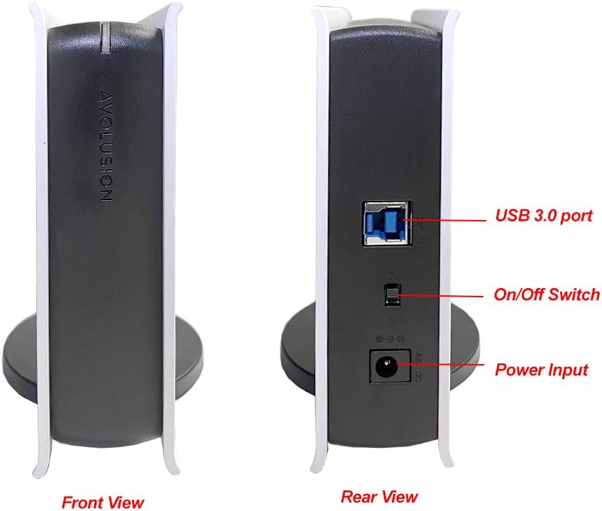 2TB USB 3.0 External Gaming Hard Drive (White) O420