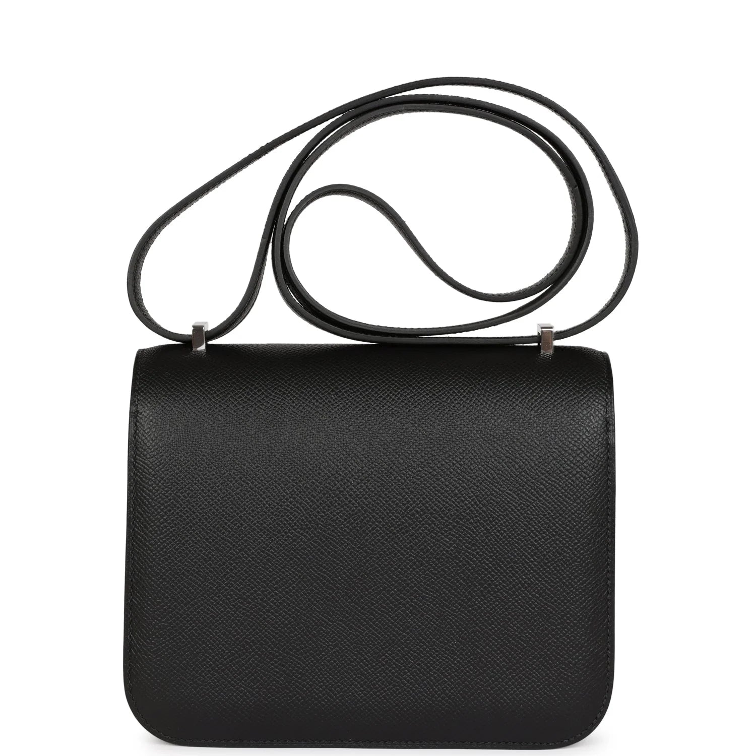 Black Epsom Leather Shoulder Bag P416