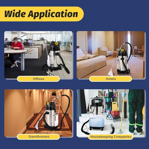 Portable Carpet Cleaning Machine with Mobile Tires (40L) O954