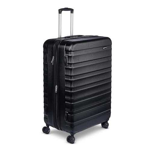 21" Hardside Carry-On Luggage, Hardshell Suitcase, Black N8902