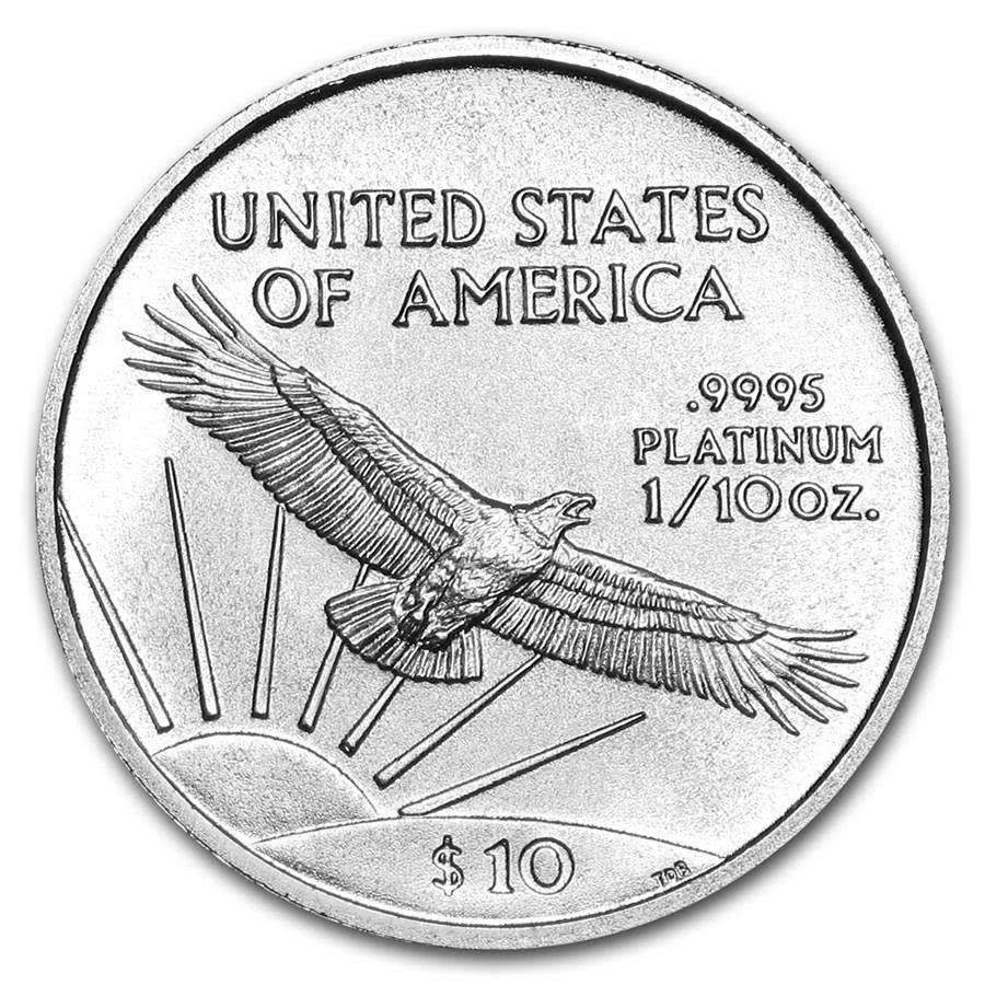 1/10 oz Platinum American Eagle BU Z7590