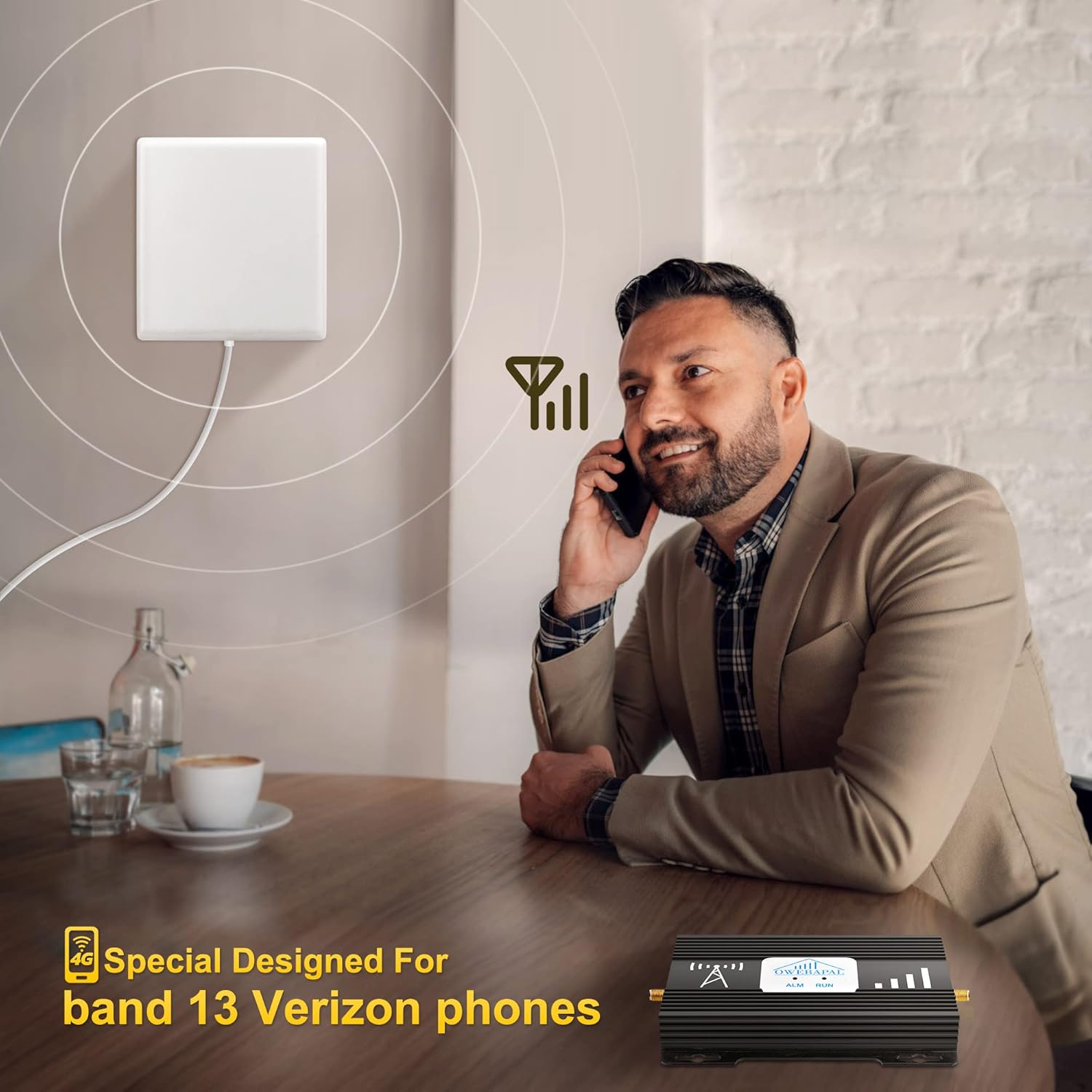 Cell Phone Signal Booster 5G 4G LTE Band 13 700Mhz for Home 4,000sqft Z60783