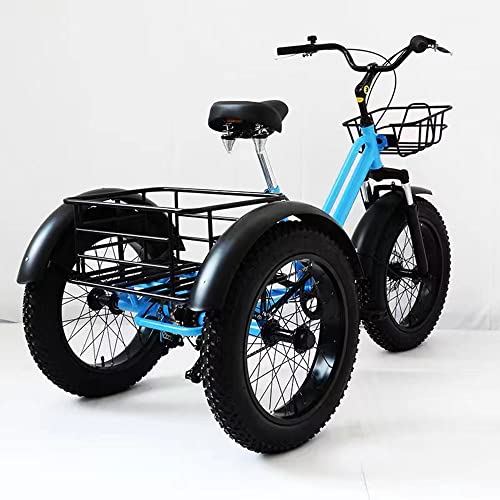 7 Speed 20 inch Fat Tire 3 Wheel Adult Tricycle S54455