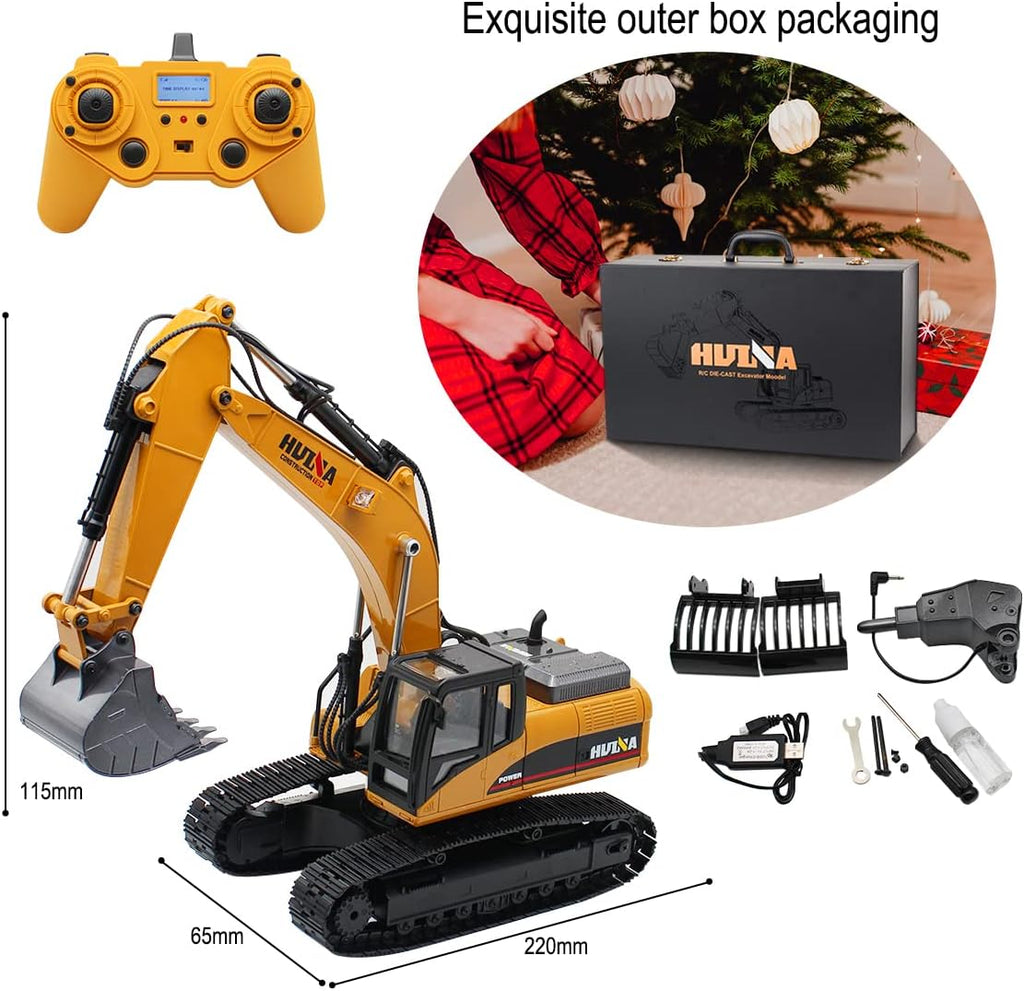 23 Channel 1/14 Scale Full Metal RC Excavator S8830