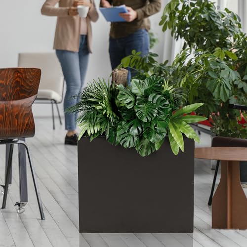 Bronze Square Steel Planter Box K19433