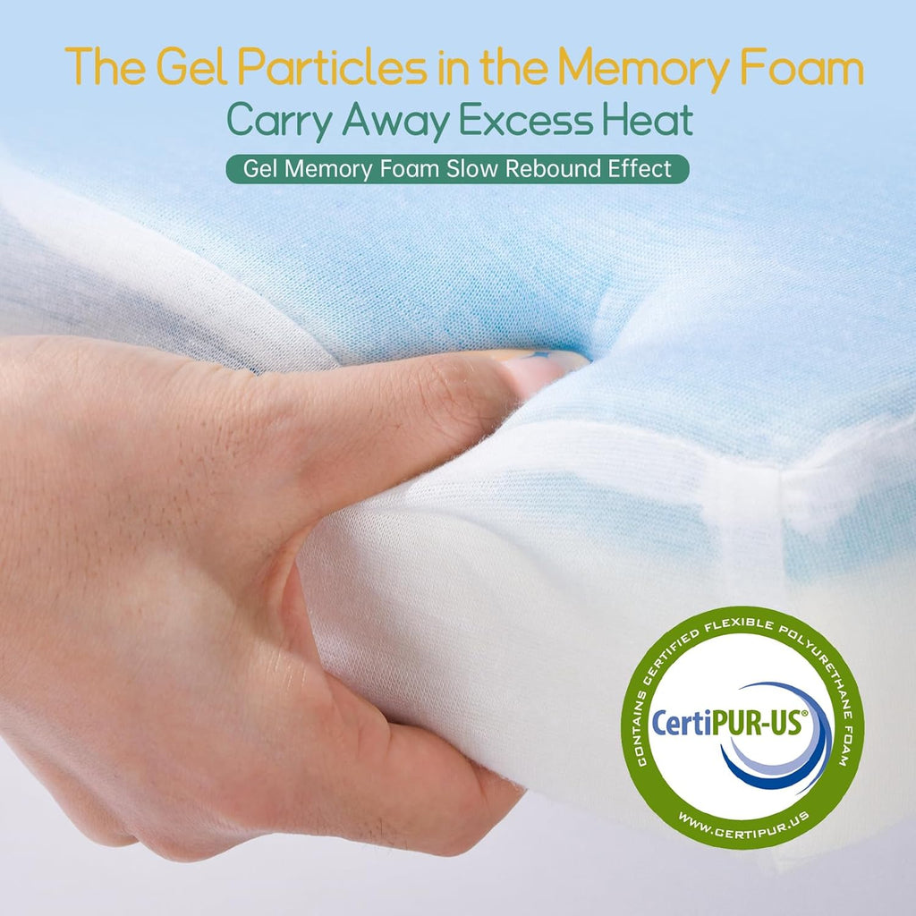 38"x26" Memory Foam Pack N Play Mattress Pad with Washable Removable Cover A83899
