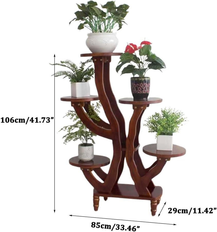 5 Tier Wooden Plant Stand P28000